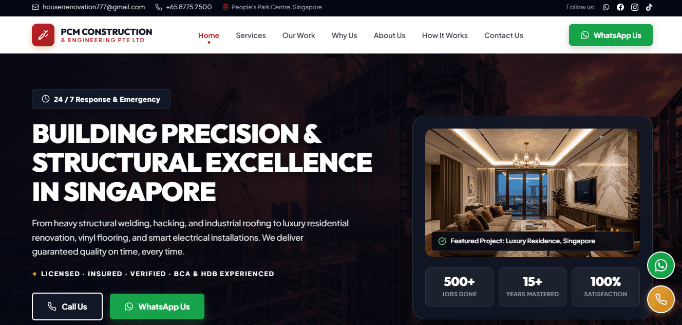 PCM Construction & Engineering Pte Ltd